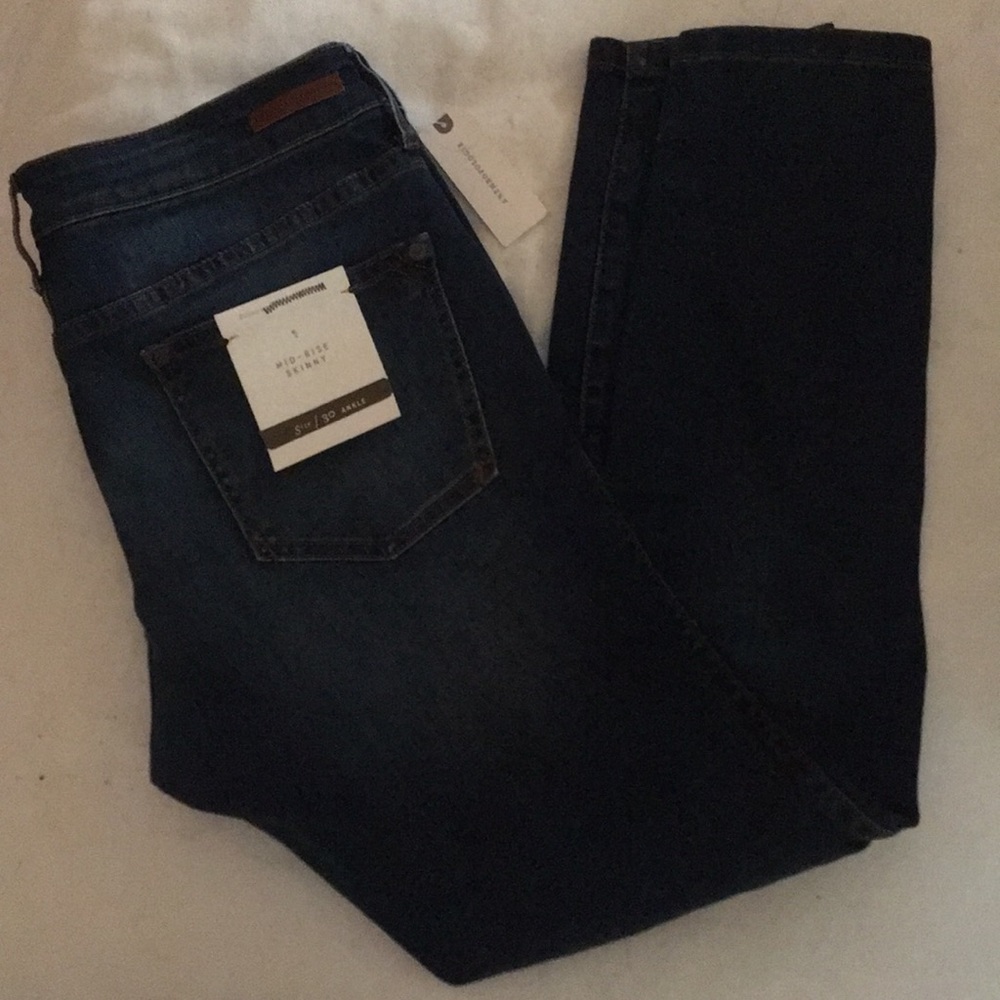 ANTHROPOLOGIE PILCRO MID RISE SKINNY JEANS 30 - Picture 6 of 7